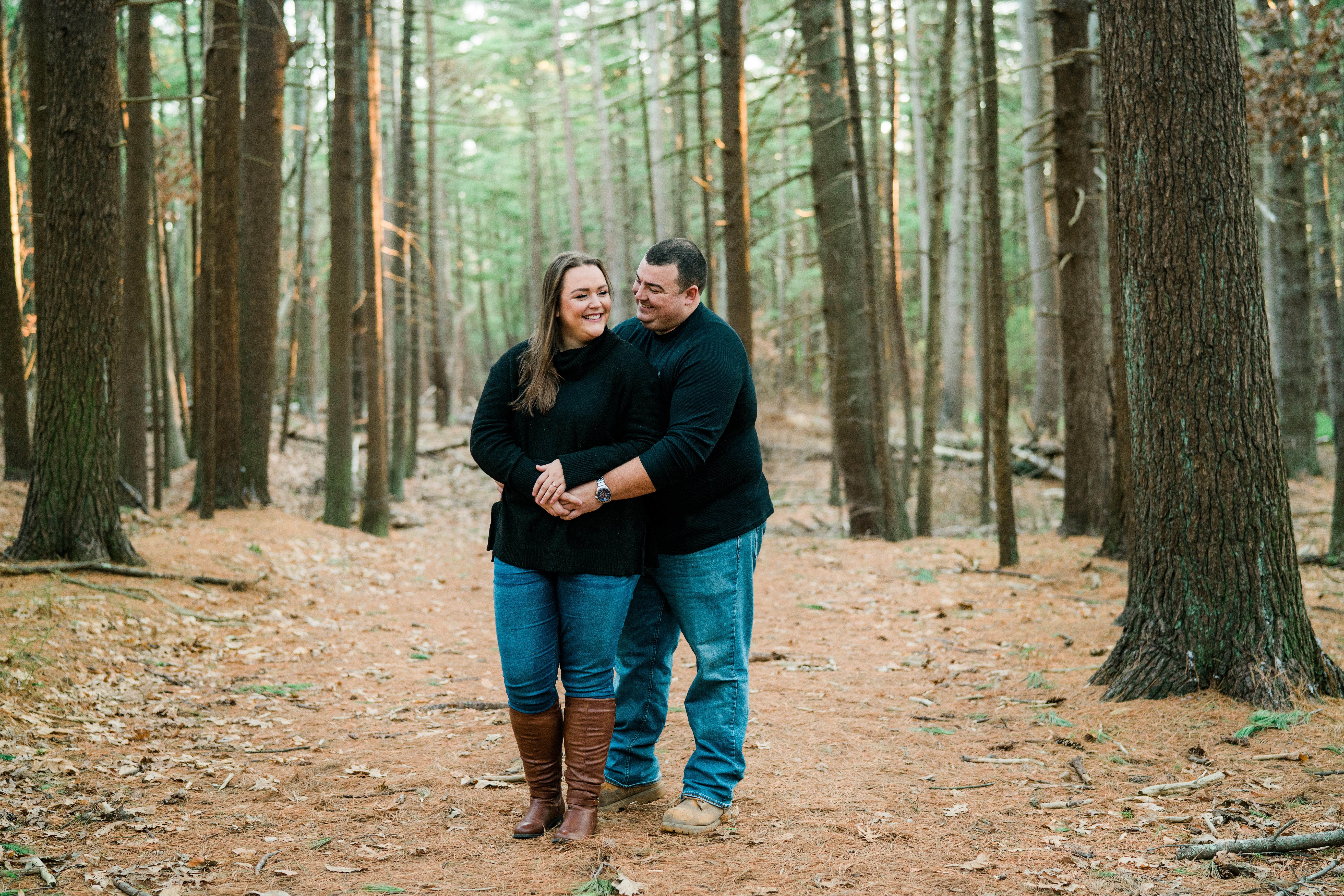 Engagement photography at Prosser Pines
